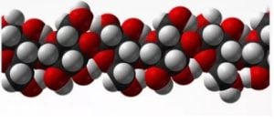 Микрокристаллическая целлюлоза - химическая формула 3D Микрокристаллическая целлюлоза - химическая формула 3D